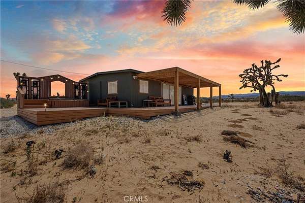 4.5 Acres of Residential Land with Home for Sale in Landers, California