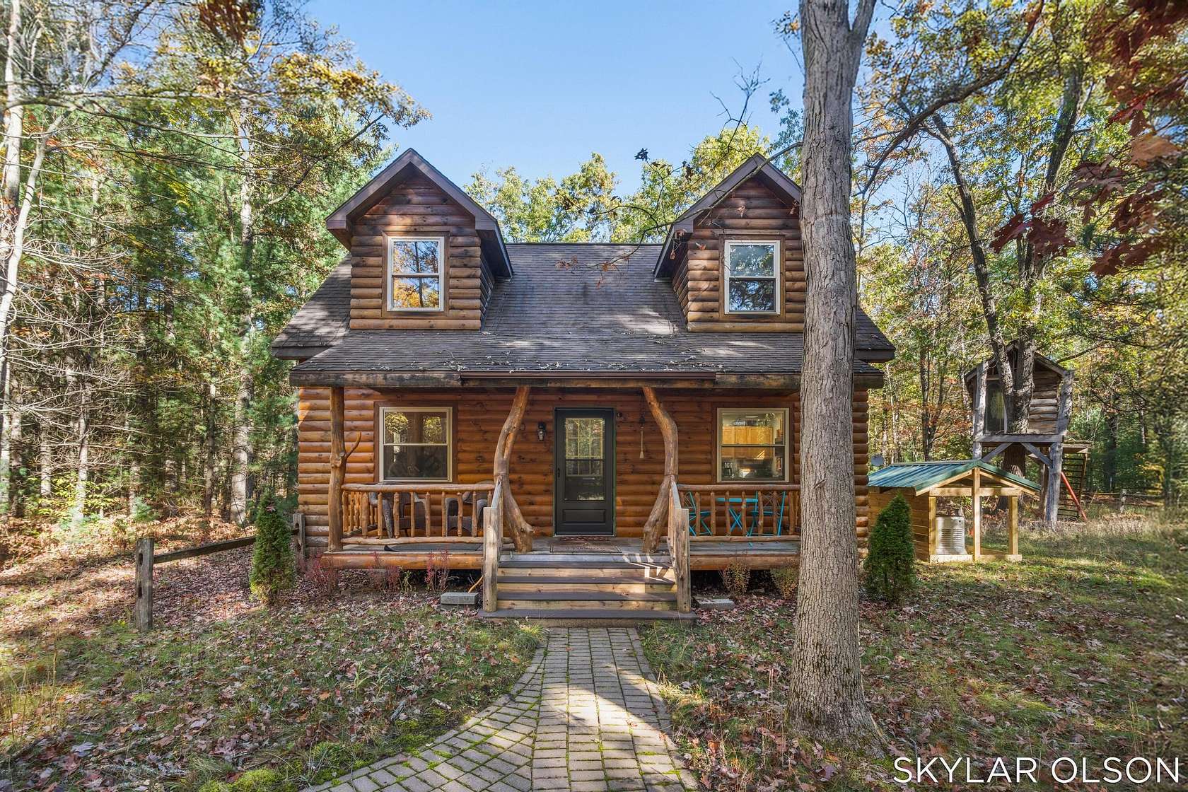 20 Acres of Recreational Land with Home for Sale in Free Soil, Michigan