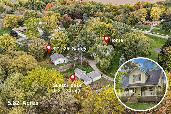 5.62 Acres of Residential Land with Home for Sale in Grand Rapids, Michigan