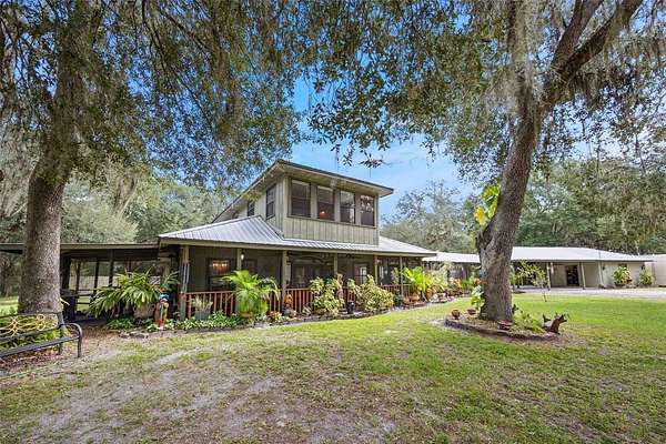 5 Acres of Residential Land with Home for Sale in Sumterville, Florida