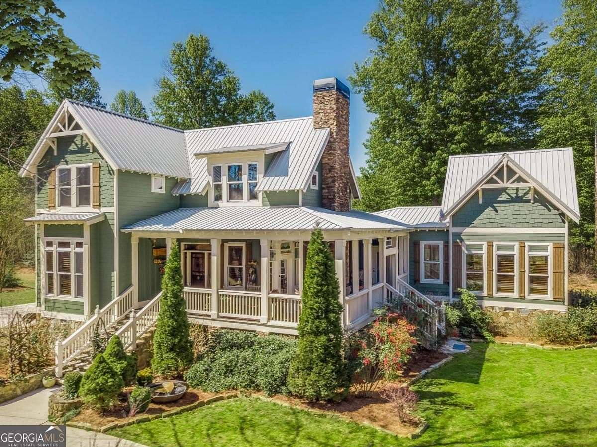 3.3 Acres of Residential Land with Home for Sale in Ellijay, Georgia