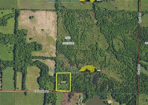 6 Acres of Land for Sale in Mound City, Kansas