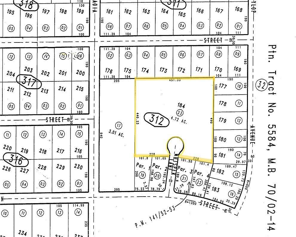 4.72 Acres of Land for Sale in Hesperia, California