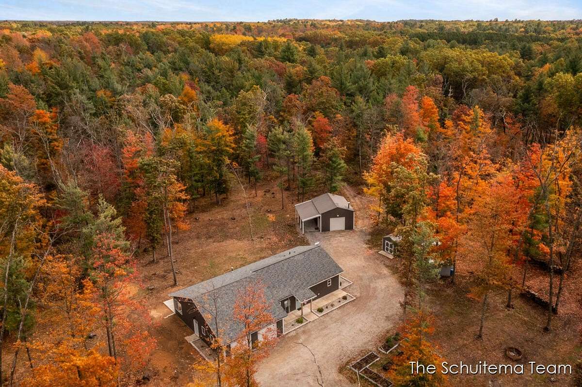 19.4 Acres of Recreational Land with Home for Sale in Holton, Michigan