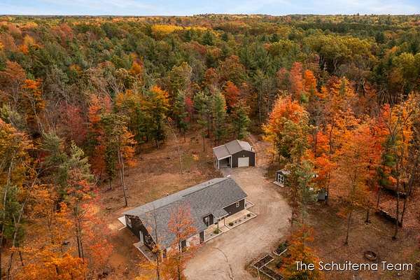 19.4 Acres of Recreational Land with Home for Sale in Holton, Michigan