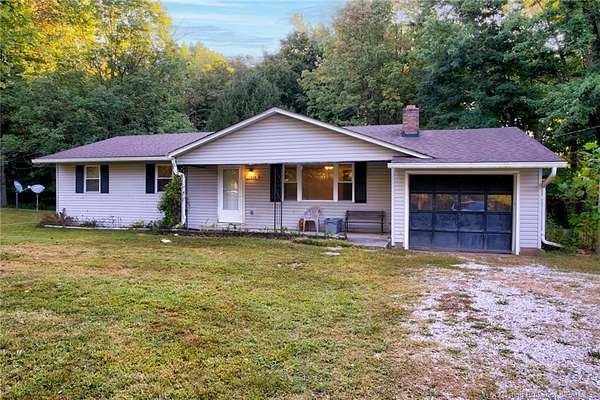 3 Acres of Residential Land with Home for Sale in Salem, Indiana