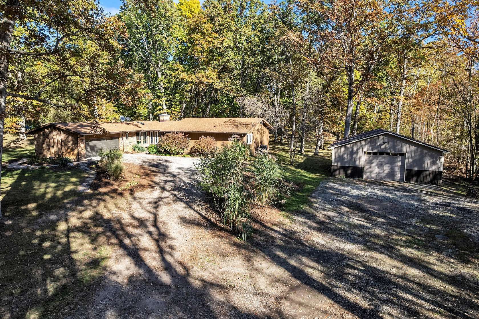 10 Acres of Recreational Land with Home for Sale in Dexter, Michigan