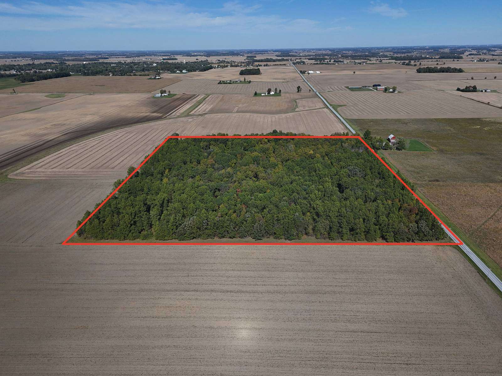 26.7 Acres of Land for Sale in Forest, Ohio