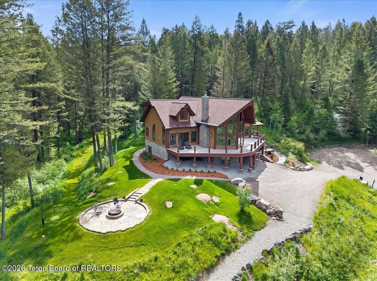 5.5 Acres of Land with Home for Sale in Alpine, Wyoming