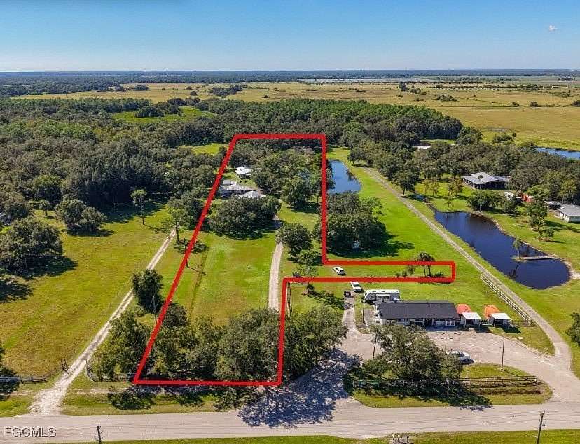 4.5 Acres of Residential Land with Home for Sale in LaBelle, Florida