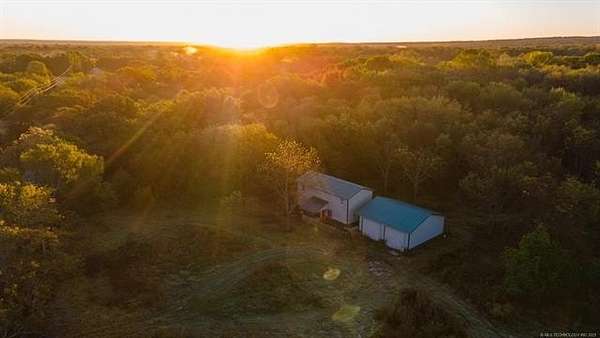 40 Acres of Improved Recreational Land for Sale in Mounds, Oklahoma