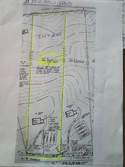 7.14 Acres of Residential Land for Sale in Bozrah Town, Connecticut