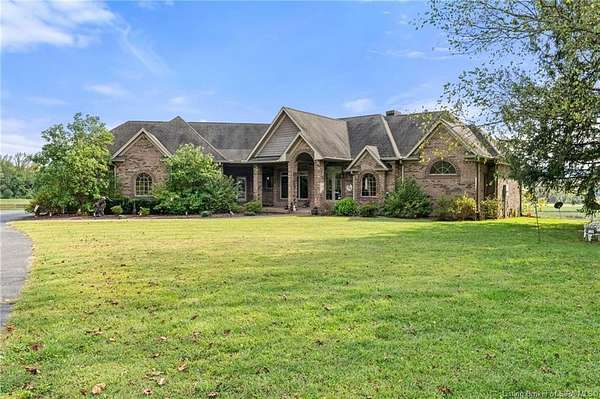 54.4 Acres of Agricultural Land with Home for Sale in Borden, Indiana