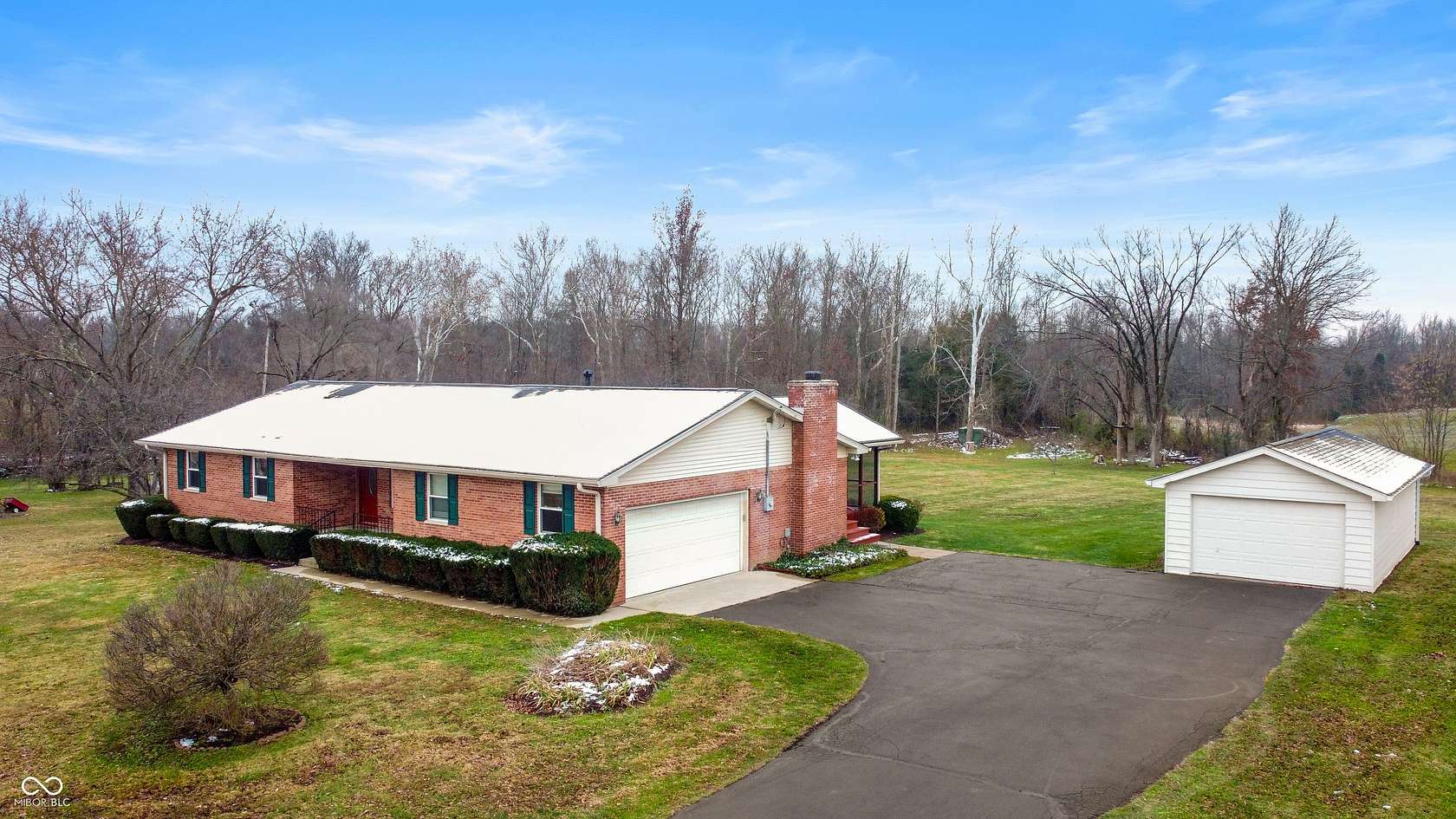 1.74 Acres of Land with Home for Sale in Elizabethtown, Indiana