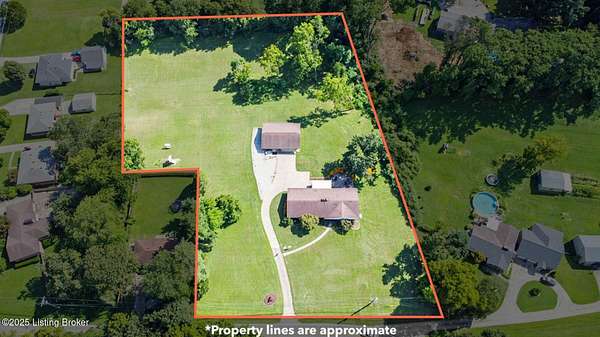 3 Acres of Residential Land with Home for Sale in Louisville, Kentucky