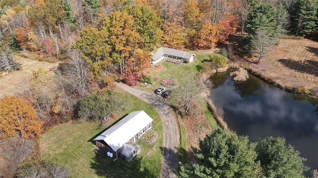 59.5 Acres of Recreational Land with Home for Sale in Whitney Point, New York