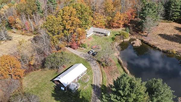 59.5 Acres of Recreational Land with Home for Sale in Whitney Point, New York