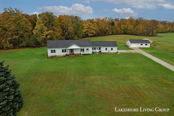 24 Acres of Land with Home for Sale in Bangor, Michigan