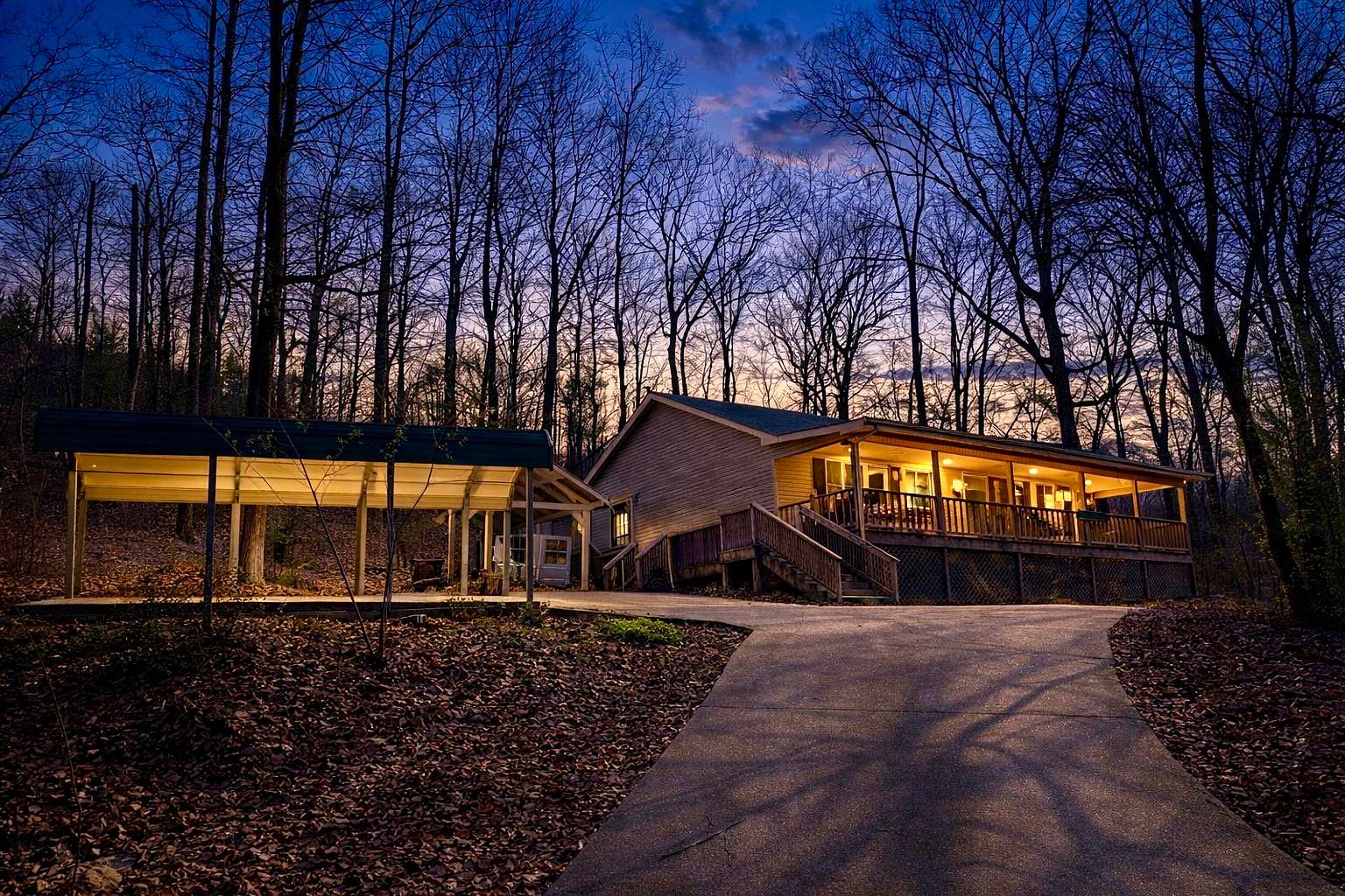 3.67 Acres of Land with Home for Sale in Linden, Tennessee