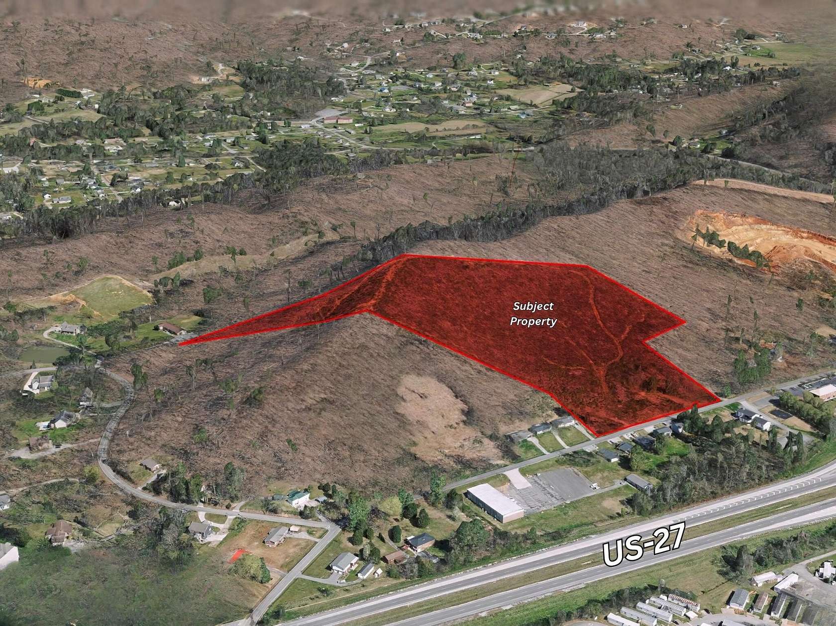 21.5 Acres of Land for Sale in Hixson, Tennessee