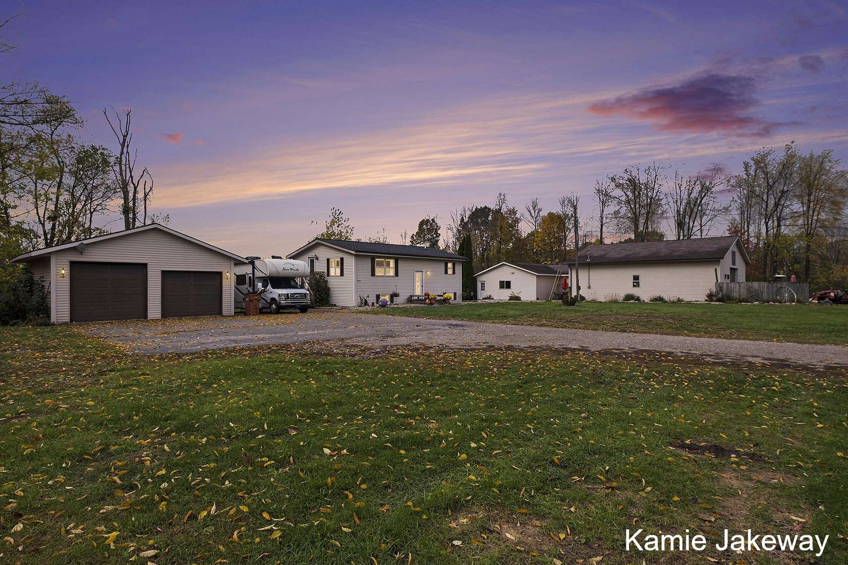 4 Acres of Residential Land with Home for Sale in Belding, Michigan