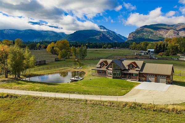 6.2 Acres of Residential Land with Home for Sale in Hamilton, Montana