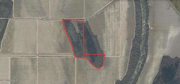 24 Acres of Recreational Land & Farm for Sale in Ruleville, Mississippi