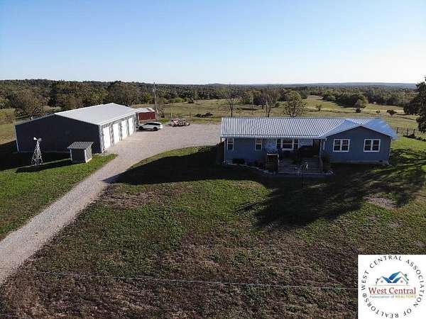 13 Acres of Land with Home for Sale in Edwards, Missouri