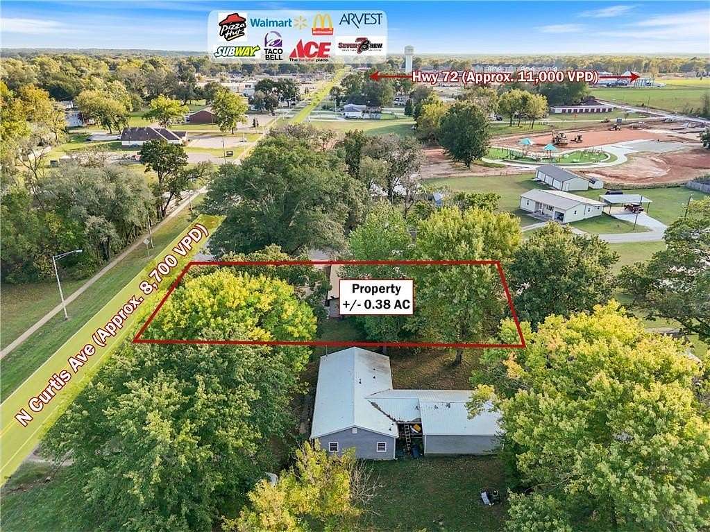 0.38 Acres of Commercial Land for Sale in Pea Ridge, Arkansas