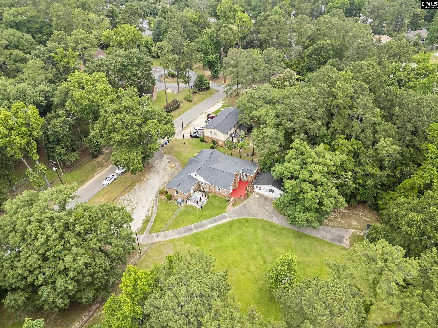 3.16 Acres of Residential Land with Home for Sale in Columbia, South Carolina