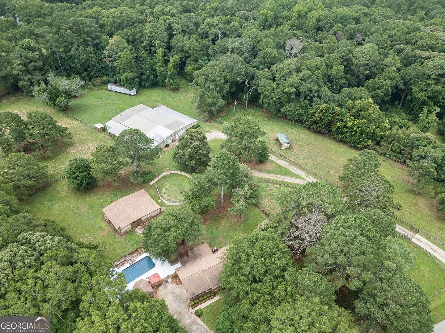 6.5 Acres of Land with Home for Sale in Covington, Georgia