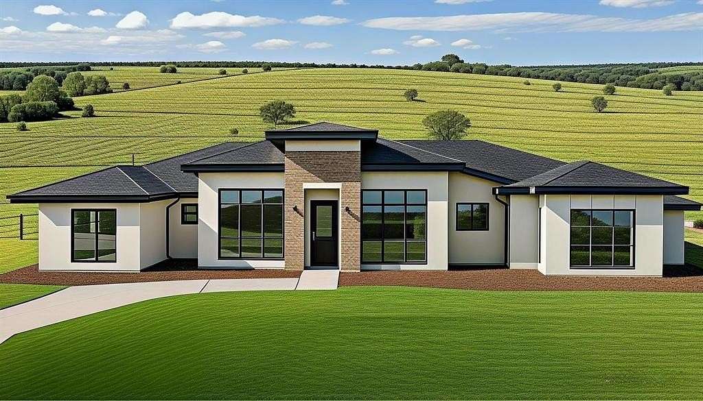 10.1 Acres of Land with Home for Sale in Poolville, Texas