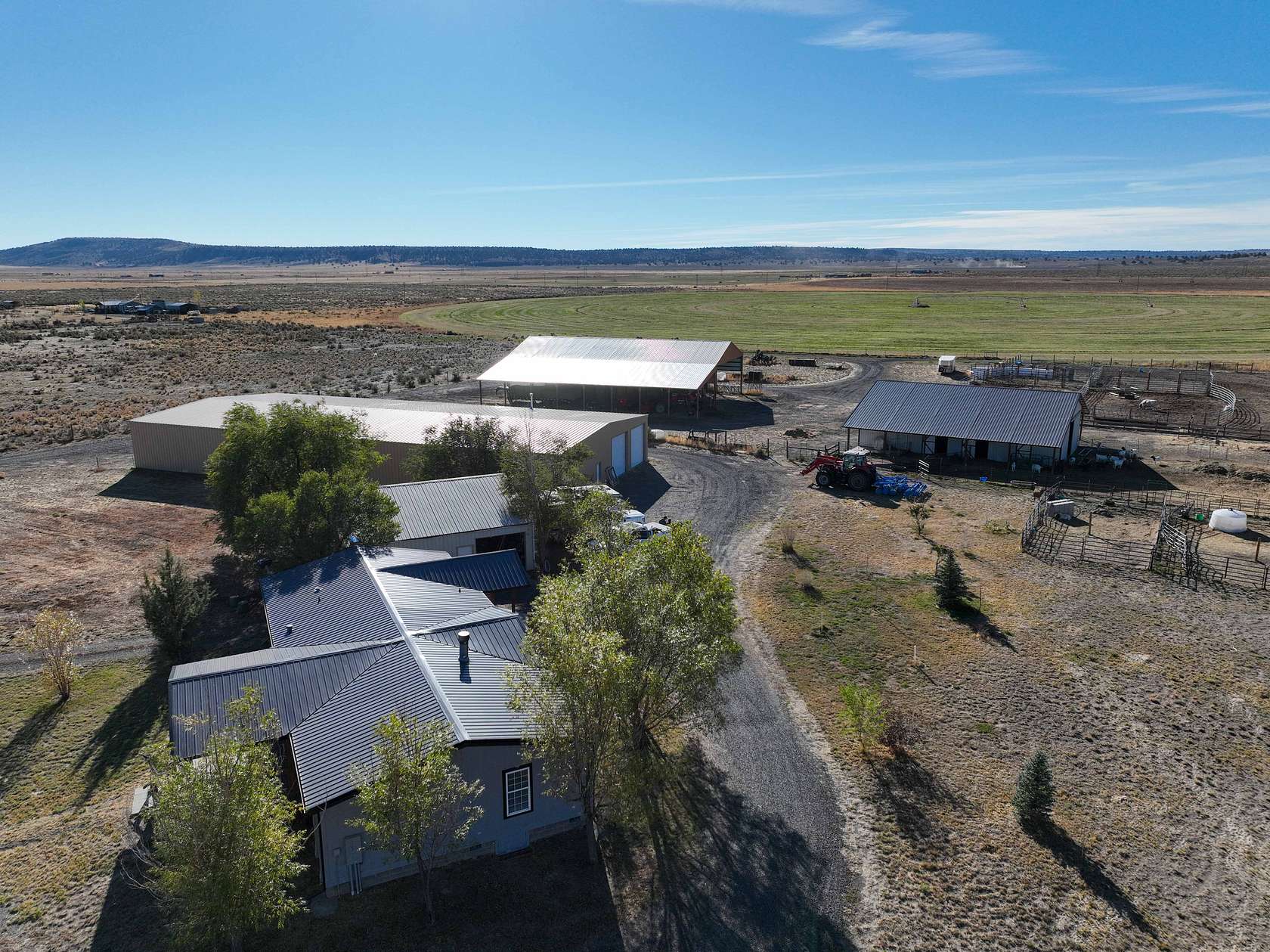 136 Acres of Agricultural Land with Home for Sale in Burns, Oregon