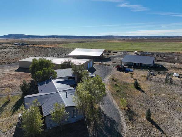 136 Acres of Agricultural Land with Home for Sale in Burns, Oregon