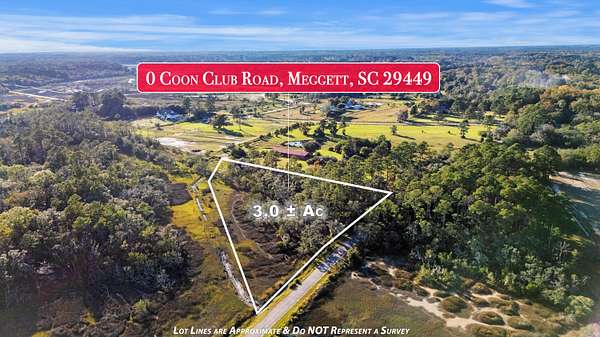 3 Acres of Residential Land for Sale in Meggett, South Carolina