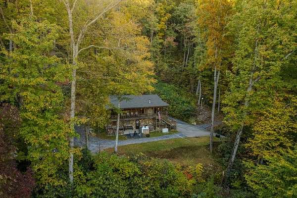 12.4 Acres of Land with Home for Sale in Whittier, North Carolina