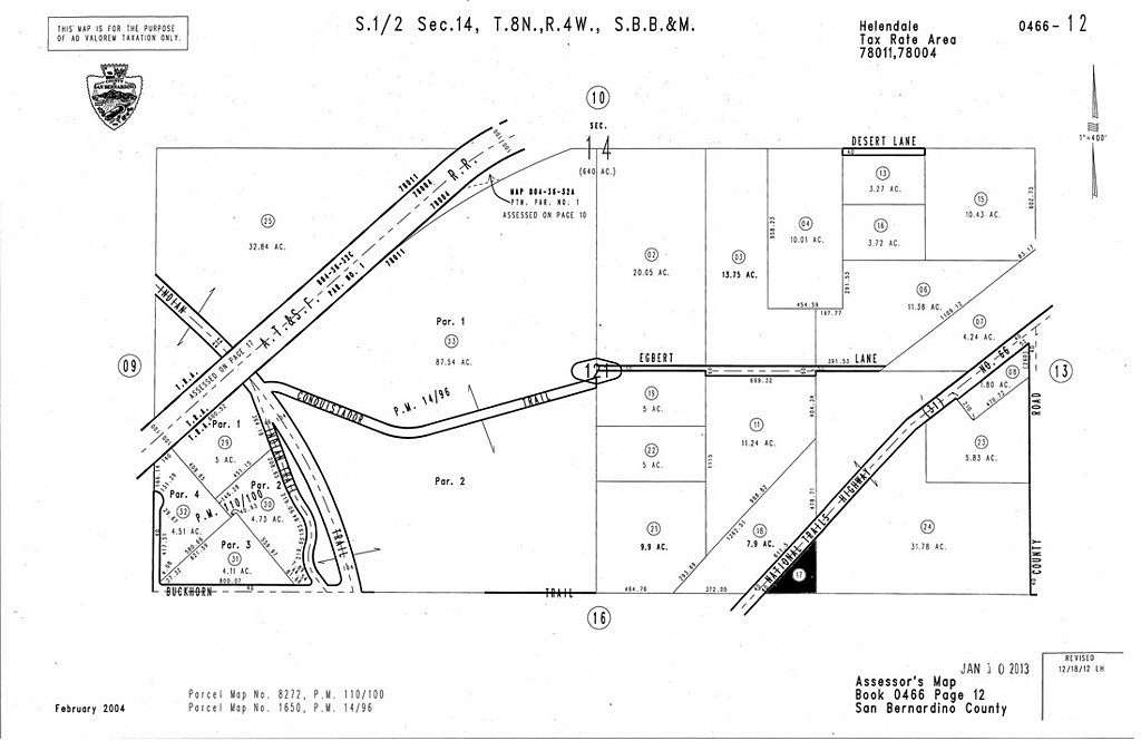 1 Acre of Land for Sale in Helendale, California