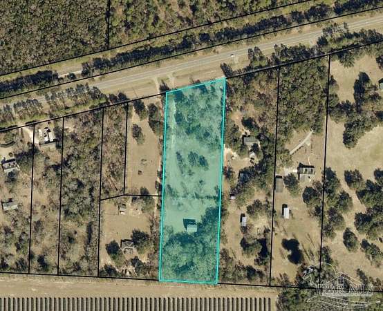 5 Acres of Residential Land with Home for Sale in Milton, Florida