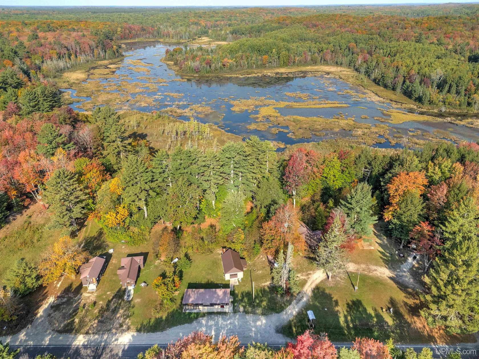 2.12 Acres of Residential Land with Home for Sale in Wetmore, Michigan