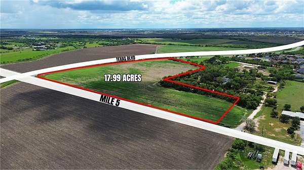 18 Acres of Land for Sale in Weslaco, Texas