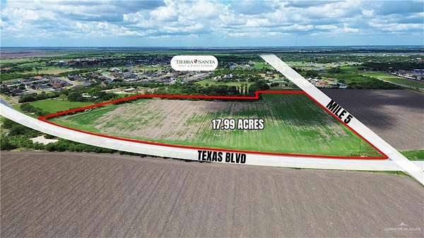 18 Acres of Land for Sale in Weslaco, Texas