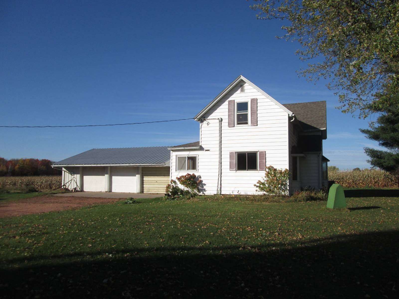 10 Acres of Land with Home for Sale in Abbotsford, Wisconsin