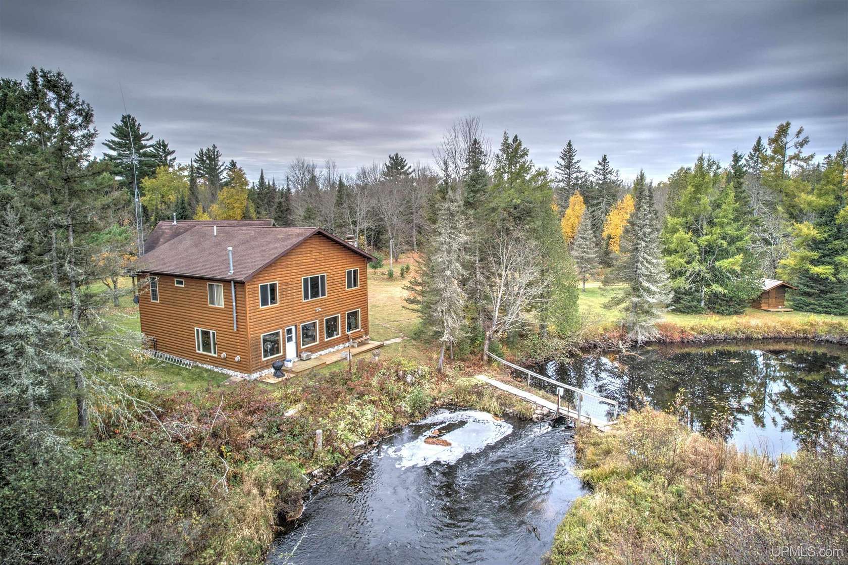 225 Acres of Land with Home for Sale in Iron River Township, Michigan