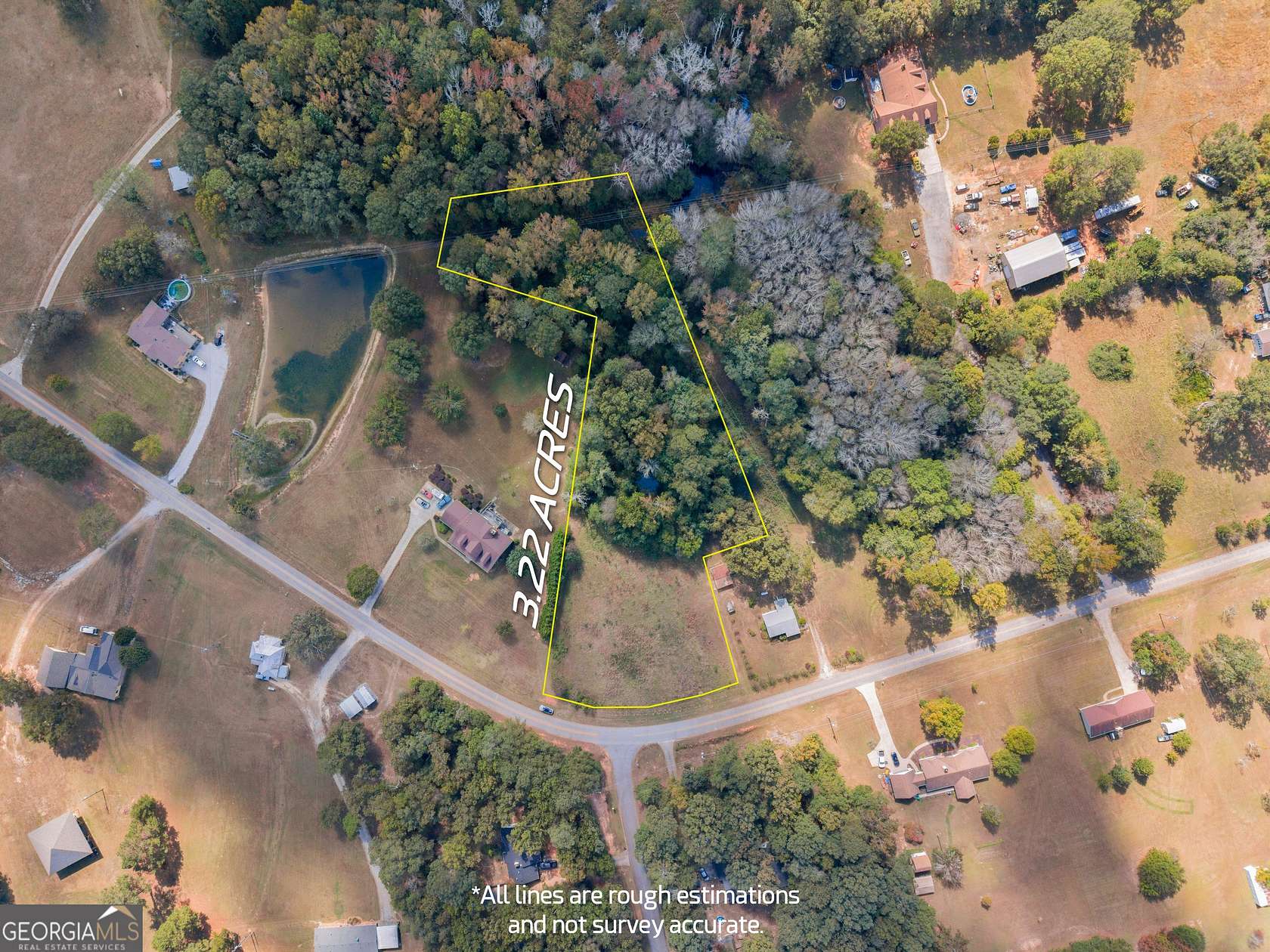 3.22 Acres of Land for Sale in Hampton, Georgia