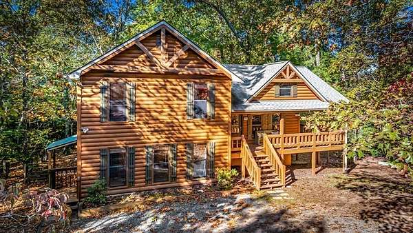 3.3 Acres of Land with Home for Sale in Morganton, Georgia