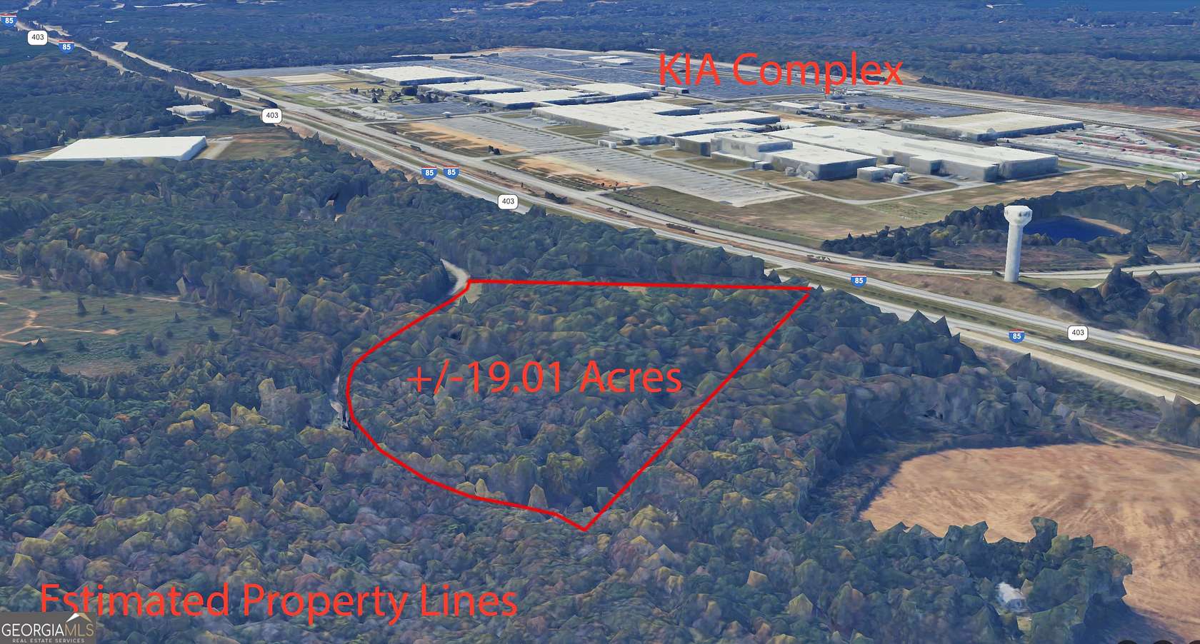 19 Acres of Improved Commercial Land for Sale in West Point, Georgia
