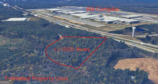 19 Acres of Improved Commercial Land for Sale in West Point, Georgia