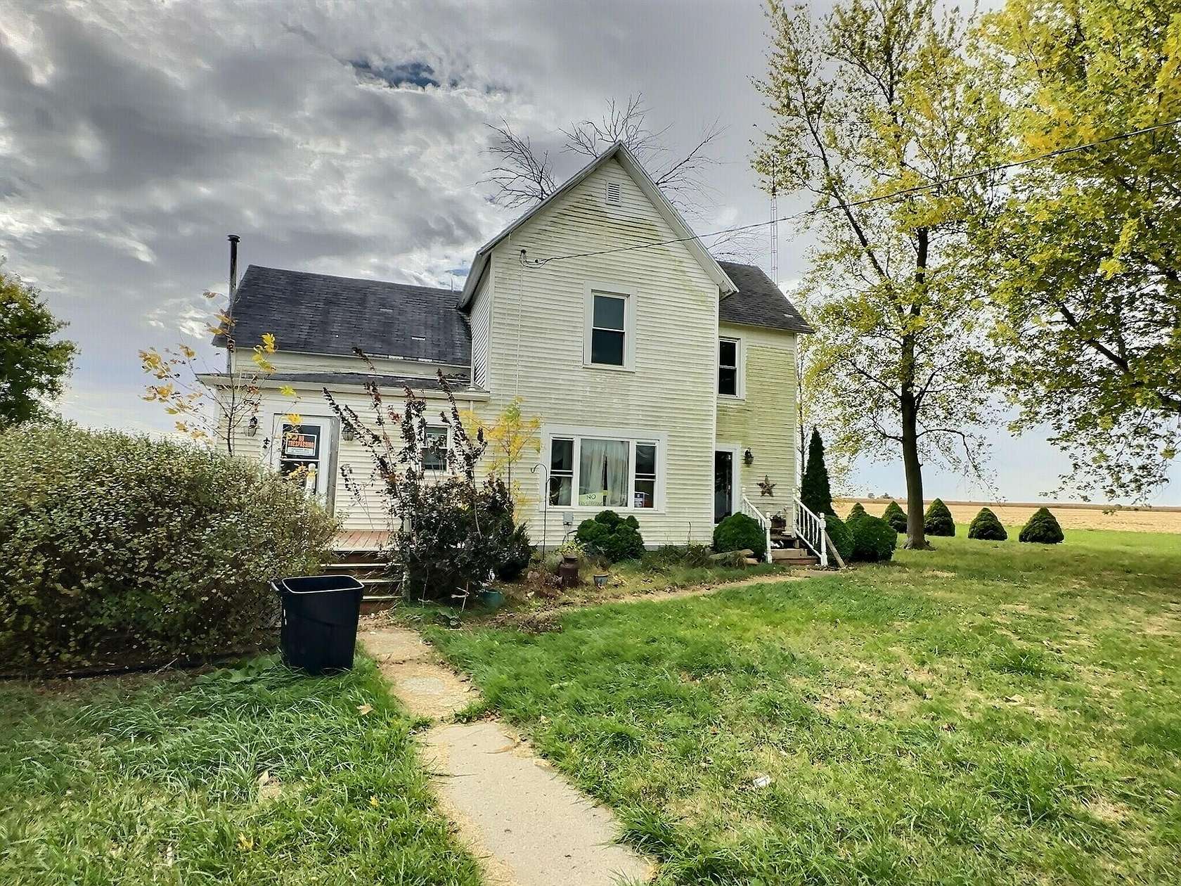 3 Acres of Residential Land with Home for Sale in Brook, Indiana