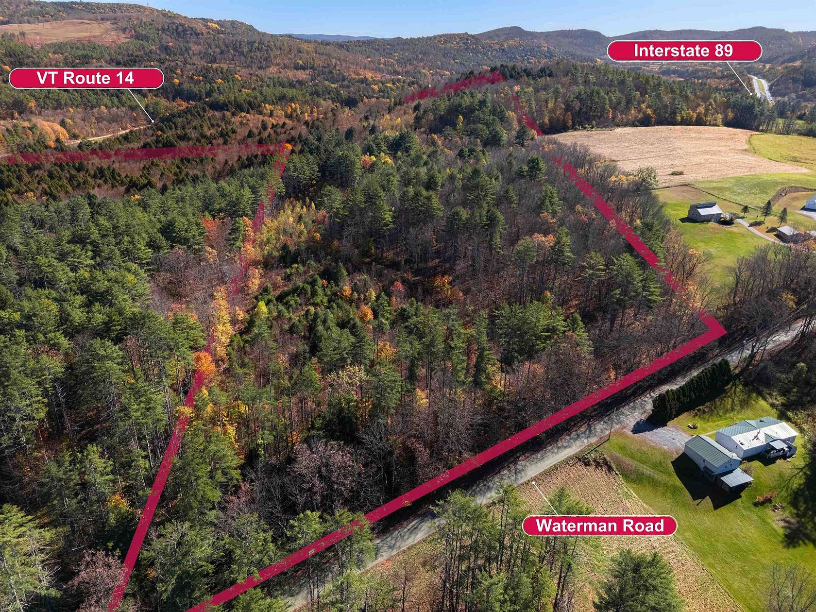 60 Acres of Recreational Land for Sale in Royalton, Vermont