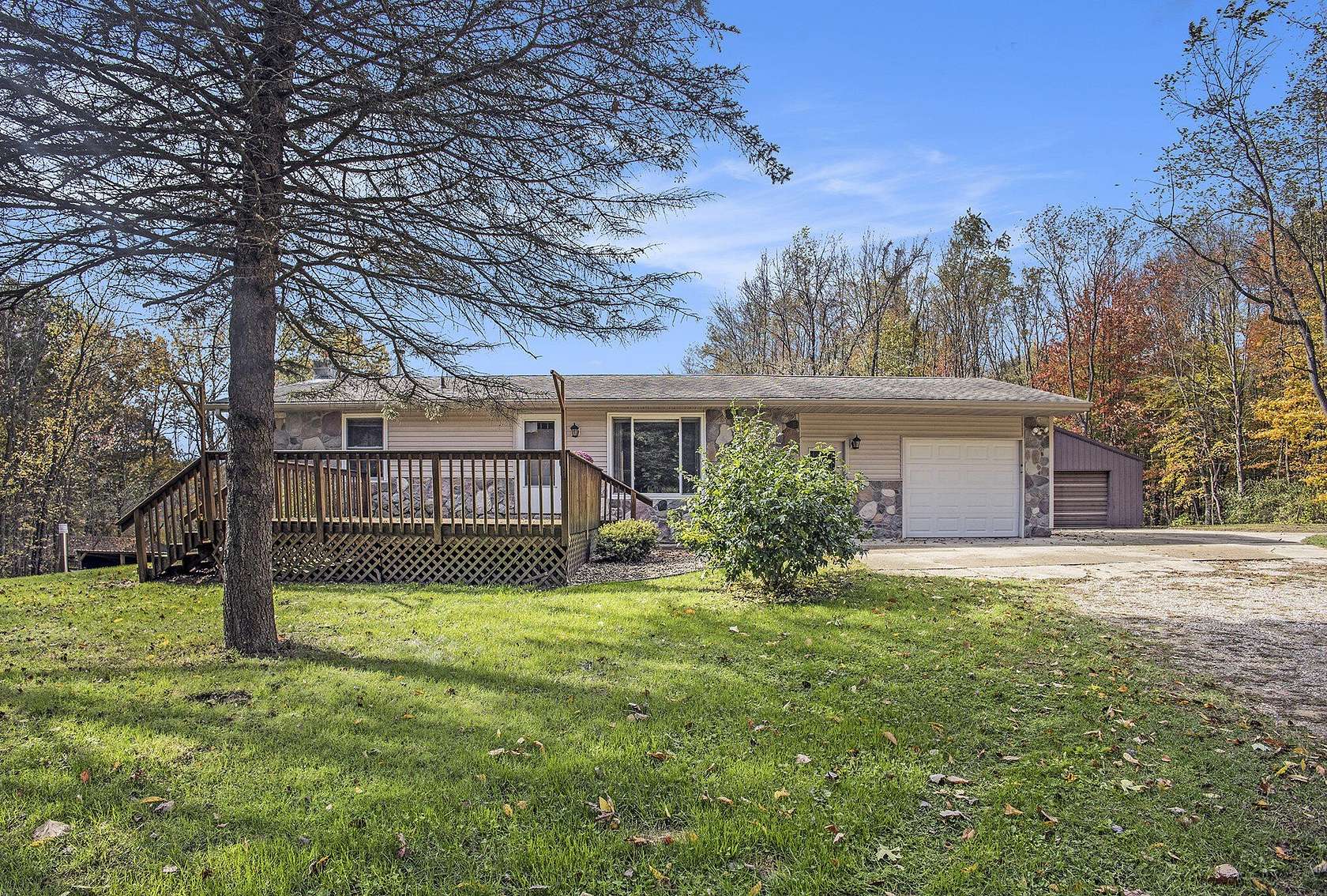 17.4 Acres of Land with Home for Sale in Freeport, Michigan